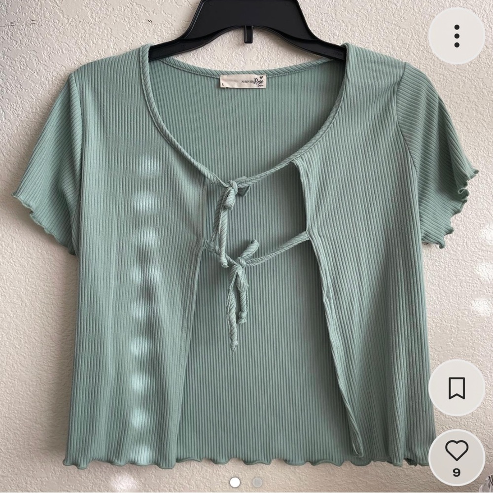 sage greens top